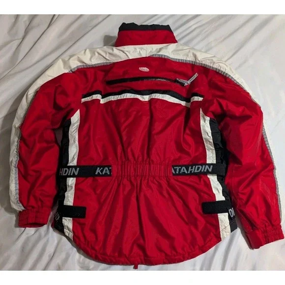 Katahdin Gear Knife Edge Snowmobile Jacket Men's L Red White Thermore Insulated - Picture 9 of 9